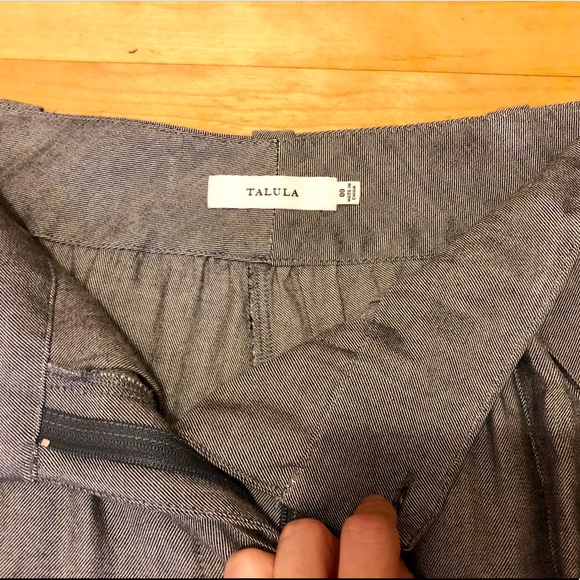 Talula Aritzia Tie Front Wide Leg Pant - Picture 6 of 7